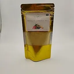 MA EARTH SOUL Herbal Bath Powder for Babies, Natural Ingredients, 80g, Golden Yellow-image-0