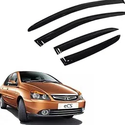 Rain Wind Door Visor Side Window Deflector Compatible with (Tata Indigo 2013 Set of 4pc-picture-16
