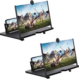 TechKIng New 3D Screen Amplifier for Video Folding Screen Closeup Eyes Protection Holder - Assorted (Festive :- Buy 1 GET 1 Free)-image-3