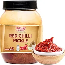 Delight Foods Andhra Special Pickles 250G (Red Chilli)-picture-46