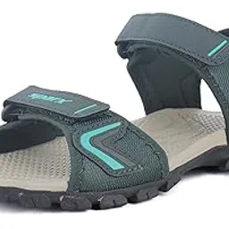 sparx mens SS 607 | Latest, Daily Use, Stylish Floaters | Green Sport Sandal - 10 UK (SS 607)-picture-17