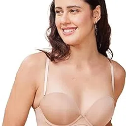 enamor Women's Nylon Blend Wired Casual Push Up Bra-picture-20
