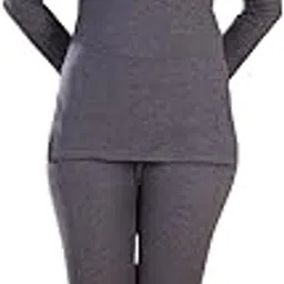 lux inferno Women’s Thermal Innerwear Set | Long Top & Bottom | Full Sleeves Round Neck Winter Wear-picture-36