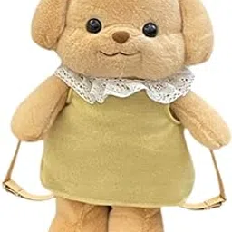 Plush Poodle Backpack Portable Shoulder Bag for Birthday Gift Outdoor Dating-image-15