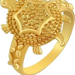 morir Gold Plated Vaastu Fengshui Kachua Tortoise Good Luck Charm Fashion Finger Ring for Men and Women-picture-56