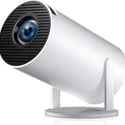 OneXsale HY300 Smart Mini Projector: Features Android 11, 220 ANSI lumens, 4K/1080P support, WiFi 5G, and Bluetooth 5.0. Enjoy a 250” screen with 180° rotation and auto horizontal keystone correction.-picture-43