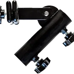 Flagpole Accessory Holder | Attaches Directly to Patio or Deck Railing with No Tools and No Damage to Your Deck Rails | Holder Adjusts for Vertical or Angled Positions (Black)-picture-60