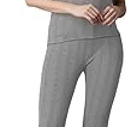 wearslim Women’s Cotton Quilted Winter Lightweight Thermal Underwear, Long Johns Bottom and Spaghetti Set with Fleece Lined Soft Warmer-picture-41
