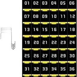 ATORSE Classroom Pocket Chart for Cellphones Hanging Organizer for Closet Dormitory 42 Pockets-picture-12