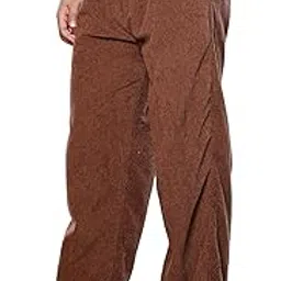 swadesi stuff Men’s Corduroy Trousers | Mid-Rise Relaxed Fit | Cotton Blend Joggers with Flexi Waistband-picture-18
