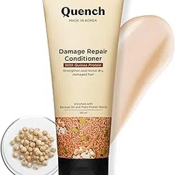 Quench Damage Repair Fresh Conditioner With Quinoa Protein & Ceramides For Dry & Damaged Hair|Deeply Conditions & Makes Hair Silky, Smooth | Prevents Split Ends|Made In Korea(180Ml), 1 Count-picture-35