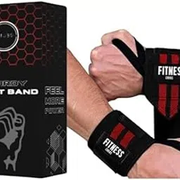 Chubs Wrist Supporter for Gym Wrist Band for Men Gym & Women with Thumb Loop Straps - Wrist Wrap Gym Accessories for Men Wrist Support Sports Straps for Gym, Weightlifting (Magnetic Red)..-image-13