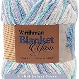Vardhman Blanket Yarn Supersoft Knitting Wool Ball, Light Green Color Ball (200 Grams). Suitable for Art & Craft, Babywear, Baby Blankets, Sweaters Ponchos mufflers, caps, Thick mota Thread…;-picture-10