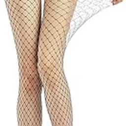 RiddhiTrade Fishnet Stockings Nylon Spandex High WaistTights Thigh High Stockings Pantyhose for Women-picture-34