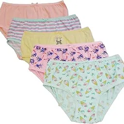 briza essentials Printed Cotton Underwear for Women, Pack of 5 Multicolor-picture-14