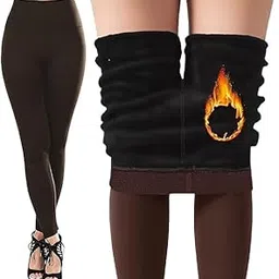 brachy Women's Winter Thermal Hot Fur Velvet Skinny Fit Jegging-picture-21