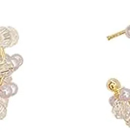 kairangi Earrings for Women and Girls Hoop Earrings for Girls | Gold Toned White Pearl Studded Hoop Earrings | Birthday Gift for girls and women Anniversary Gift for Wife-picture-34