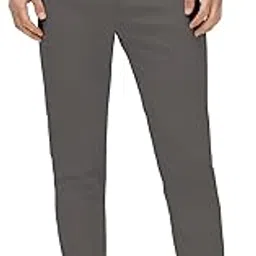Men’s Classic Dress Pants with Side Pockets | Solid Tapered Suit Trousers, Business Formal Office Wear Regular Fit Pants, Stretchable Blend Slim Carrot Fit (Trouser 255)-image-42