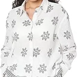 Women's Cotton Floral Regular Fit Shirt-image-59