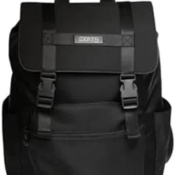 nertz Sleek Matte Nylon Backpack for Men & Women | Minimalist Design with Clean Lines | Durable Stylish Laptop Bag for Office Travel College | Rizz-Ready Urban Fashion Accessory image 1