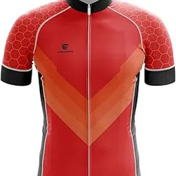 TRIUMPH Men's Polyester Printed Cycling Apparel Red-picture-17