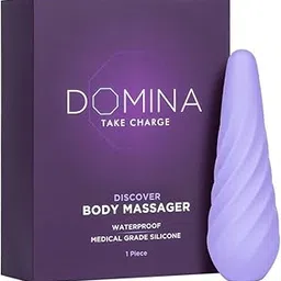 Discover Body Massager | For Deep Tissue Muscle Pain Relief | Waterproof, Travel Friendly and Rechargeable | Long Lasting Battery Life | Quick Charging | Made with Medical Grade Silicone | With 6 months Warranty image 1