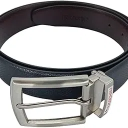 nukaichau Pin Buckle Leather Belt | Flexible Belt | Formal Belt Reversible | For Men | Easy Adjustable Size 16-46 | Colour Black/Brown | Gift Box included | KT8_920_P_BL3.74-picture-26