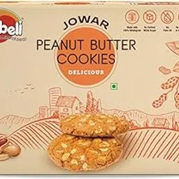 Zerobeli Jowar Peanut Butter Cookies 250g - Pack of 100% Wholegrain Delicious Cookies | No Maida, No Palm Oil and No Preservatives | Cookies Gift Packs-picture-23