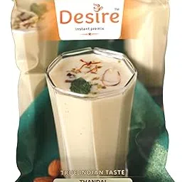Desire Instant Premix Thandai Powder For Holi | Readymade Drink - Just Add Cold Water and Enjoy the thandai Instant Refreshing Drink For Summer (500g,Pack of 1)-picture-23