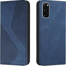 Smartphone Case for Samsung Galaxy S20 (docomo SC-51A / au SCG01), Notebook Type, Wallet Type, Smartphone Cover, Stand Function, Card Pocket, Shockproof, 6.2-inch, Blue-picture-18