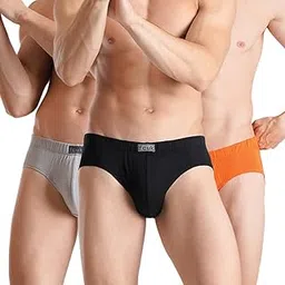 fcuk Cotton Play Preston, Men's Briefs Pack of 3 Regular Fit Solid-picture-13