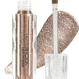 Hilary Rhoda Showstopper Liquid Eyeshadow | Gel-Based Formula | Shimmer Finish | Highly Pigmented | Blends Easily | Create Versatile Looks | 2ml (Oxidised Silver - Shade 04)-picture-10