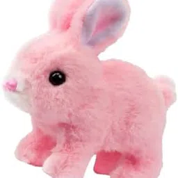 MEVITHS Interactive Electronic Bunny Toy for Kids – Hopping & Jumping Plush Rabbit with Moving Ears, Nose & Tail Soft Walking Animal Toy for Toddlers Aged 1-5 Gift for Boys & Girls (Pink)-picture-35