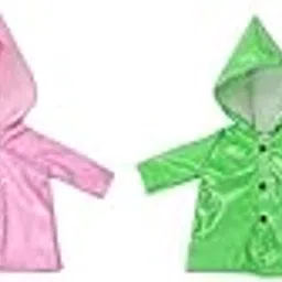 Fashion My Day 2xCandy Color Raincoat Clothes for 18 Inch Girl Doll Outfit Yellow | Modern | Clothes & Accessories | Dolls-picture-16