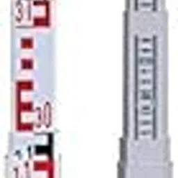 Aluminum Leveling Staff - 5m 5 Sections - Light Weight ? Free canvas cover for easy in storage and transportation ? for Auto level (5m)-picture-27