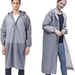 livizo Waterproof Unisex Rain Coat Hooded Full Sleeves Outdoor Men, Women, Boys & Girls Rainwear Poncho Raincoat for Camping, Hiking & Travelling-picture-27