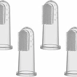 Baby Corner Baby Silicone Finger Manual Toothbrush With Case For Easy Cleaning, Massaging, And Soothing Gums, Oral Hygiene (Pack Of 4) multicolor-image-64