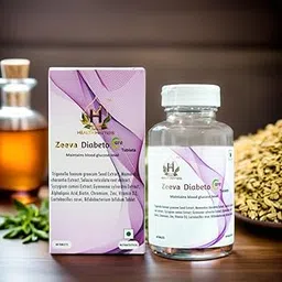 Zeeva Diabeto Care | Maintain Blood Glucose Level | (Pack of 60 Tabs) | Zeeva-picture-26