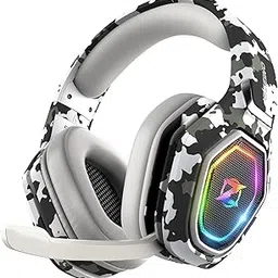 Ozeino Wireless Gaming Headset for Ps5, Ps4, PC, Gaming Headphones with Flip Mic and USB-A & USB-C Transmitter, 40Hr Battery Bluetooth Headset for Mobile, Mac, Laptop-picture-22