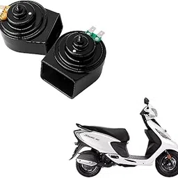 H18 Universal Car & Bike Horn, 12V Loud Sound, Waterproof & Durable, Horn for Zest 110 & Other Bikes, Cars.-image-57
