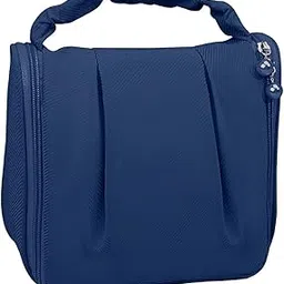 Cortina Multifunctional Travel Toiletry Bag Large Makeup Pouch Waterproof Shower Wash Bag Cosmetic Organizer Case Travel Kit Pack, Dark Blue image 1