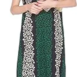 AV2 Women's Cotton Striped Maxi Maternity & Feeding Nighty-picture-55