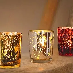 PAN AROMAS 3-Pack Mercury Series Scented Candle - Sandalwood/Orchard/Lilac-picture-26