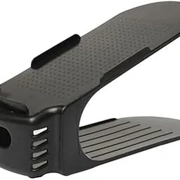 OXGO Set of 3 piece Shoe Holder Plastic Double Deck Space Saving Rack Stand for Closet Organization Adjustable Shoe Slots Folding Slots Organizer for Sandals Slipper Heels Holder for Closet multicolor-picture-60