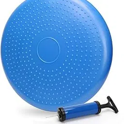 WIWAPLE Wiggle Seat, Inflatable Stability Balance Disc Wobble Cushion, Balance Disc Wiggle Seat, Flexible Seating Classroom with Free Air Pump Sensory Kids (Office & Home & School) (Blue)-image-9