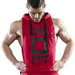 hot button Get Ready to Sweat in Style Men's Sleeveless Workout Hoodies - Perfect for Bodybuilding, Fitness, and Sports - Shop Now-picture-41