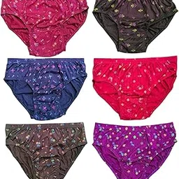 Women Underwear Combo/Cotton Inner wear Multicolour/Hipster for Ladies/Women Cotton Soft Printed Sexy Panty Briefs/Super Soft Fabric/Stitched Inner Elastic Everyday use/ (Pack of 6)-picture-50