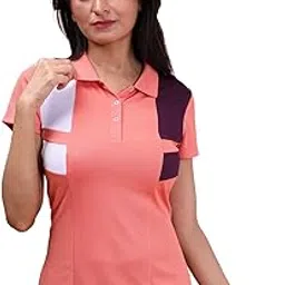 rupa Colors Womens PLAYSURE Dry FIT Activewear Polo T-Shirt | 100% Polyester Fabric | Stretchable | Reflective Logo | Trendy Design | Regular Fit-picture-40