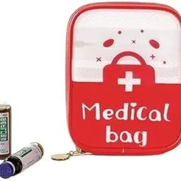 First Aid Kit Bag Empty First Aid Pouch Mini Portable Medical Bag for Hiking Outdoor Camping Travel Multifunction Emergency Medicine Storage Bag (Pack of 1 Red)-picture-23