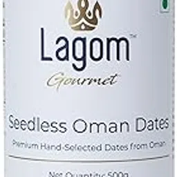 Lagom Gourmet Seedless Omani Dates 500g | Premium Dry Fruits | All-Natural | No Added Sugar | No Preservatives | Gluten-Free | Vegan | Non-GMO | Khajur/Khajoor/Khejur-picture-27